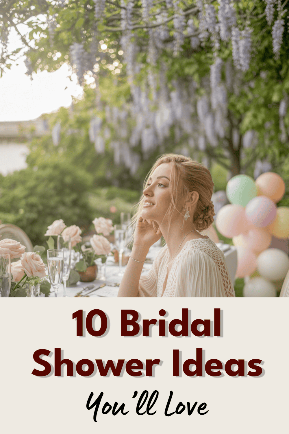Elegant bridal shower decor ideas with lush greenery and beautiful floral arrangements.