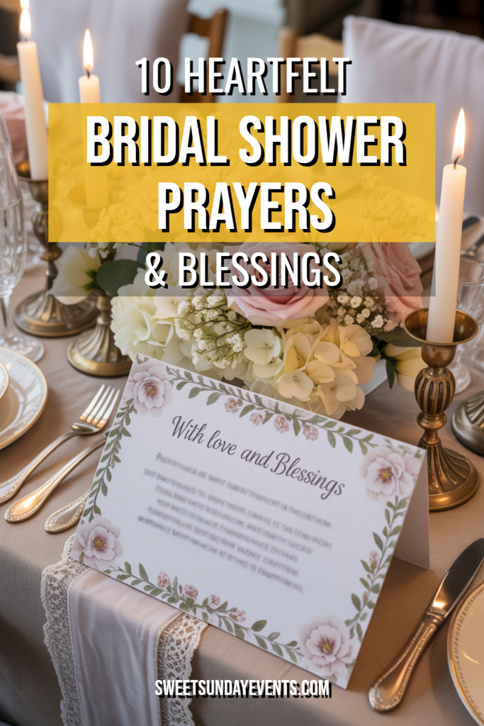 Elegant bridal shower table setting with floral centerpiece, soft candles, and refined decor.