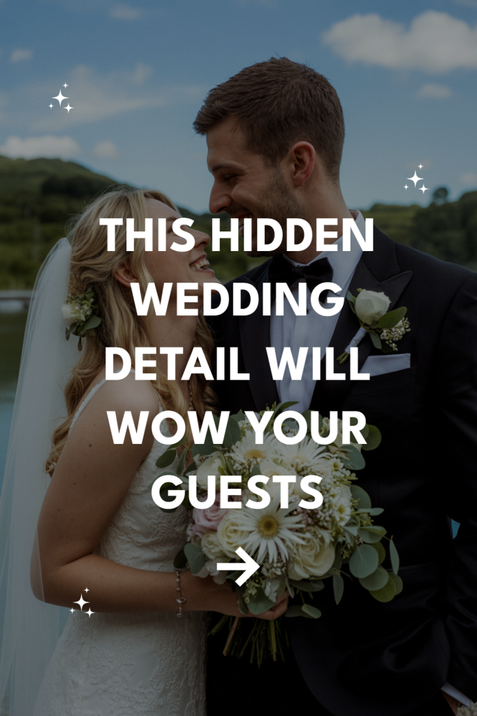Newlywed couple in lace gown and suit enjoying a romantic outdoor wedding moment.