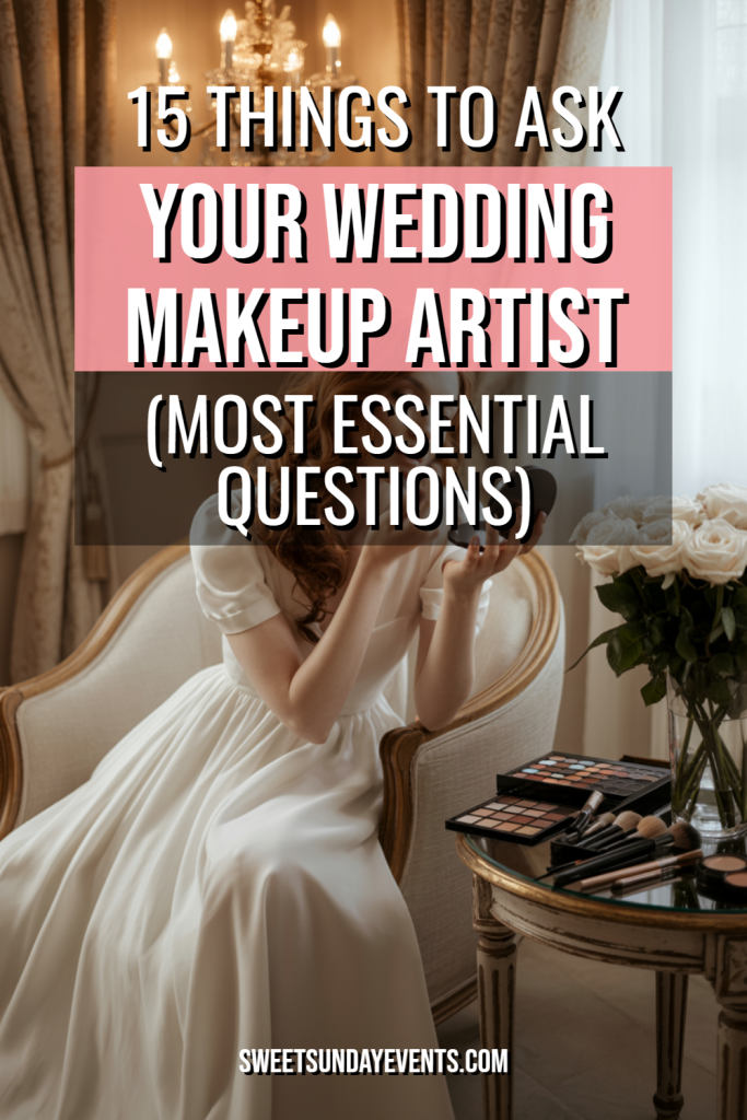 Elegant bride preparing for her wedding in a luxurious setting with floral accents.