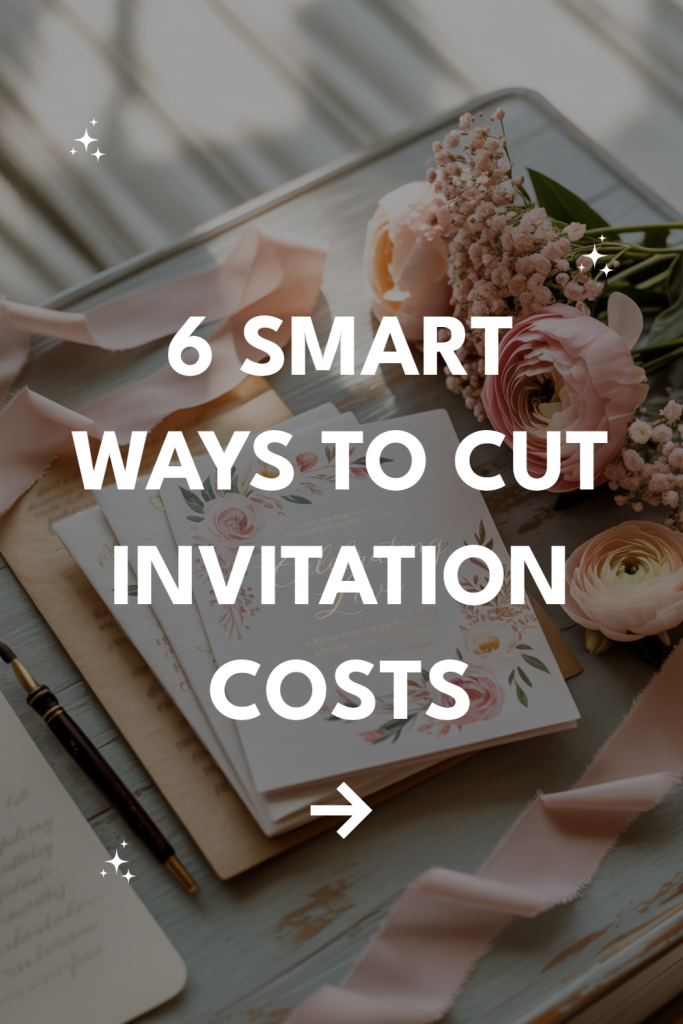 Elegant event invitations with floral designs and cost-cutting tips for budget-friendly planning.
