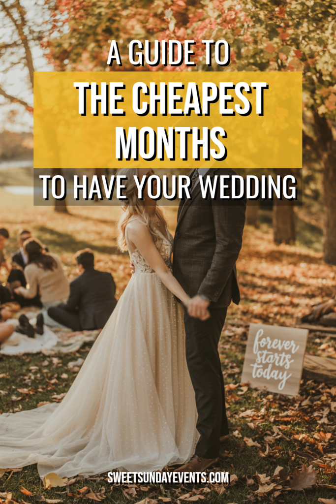 Romantic autumn wedding: couple in love, vibrant foliage, and heartfelt decorations in nature.