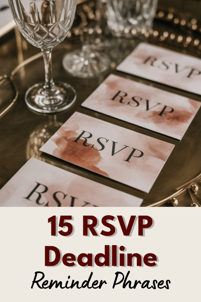 Elegant RSVP cards on a stylish table setting for formal events and celebrations.