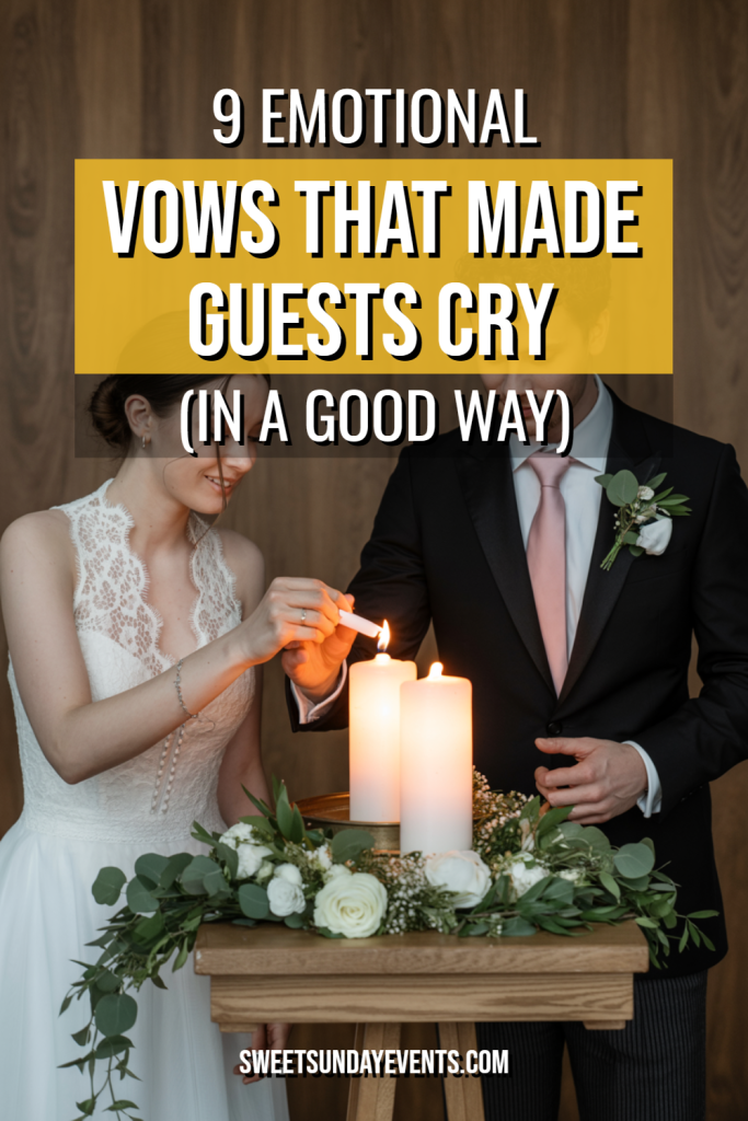 Bride and groom lighting candles at a romantic wedding ceremony, symbolizing their union.