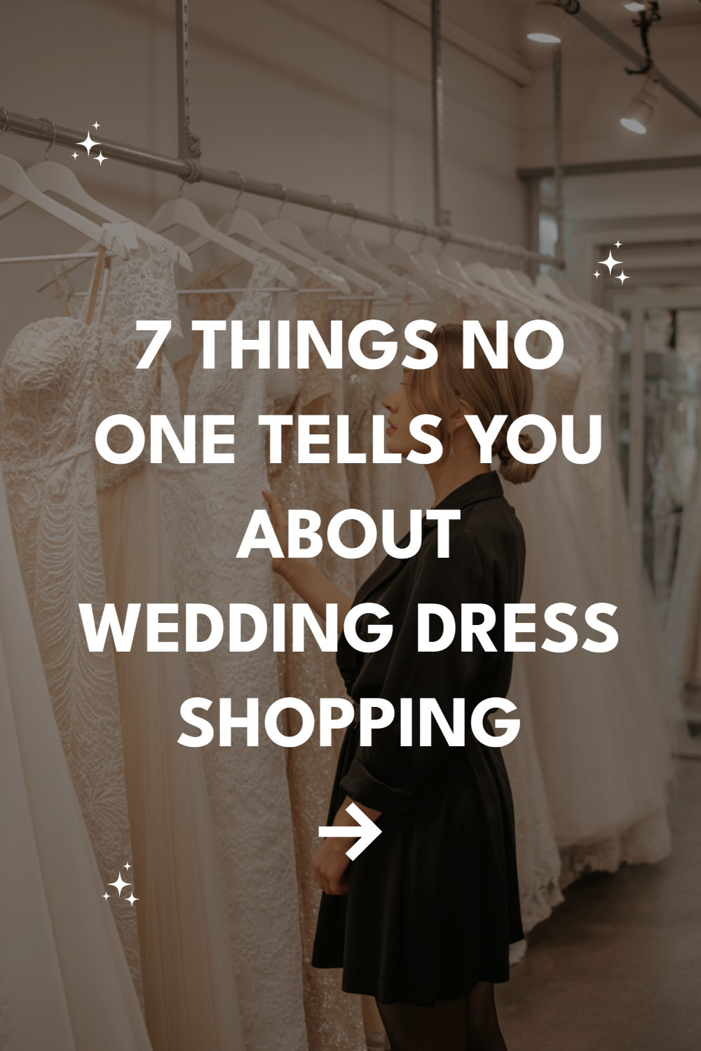 Bridal gown shopping tips for choosing the perfect wedding dress in a boutique setting.