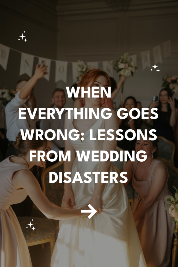 Joyful wedding preparations: Bride with bridesmaids celebrate amidst playful chaos and laughter.