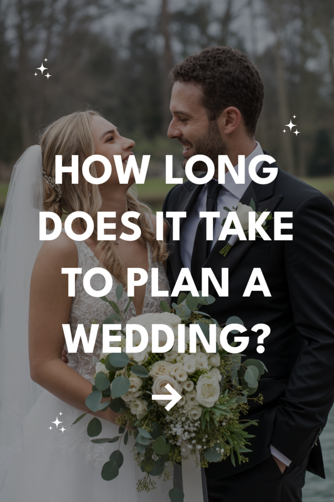 Couple in wedding attire smiling together, exploring wedding planning tips for a perfect celebration.