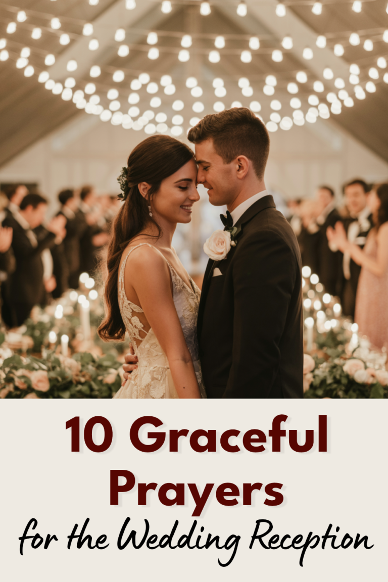 10 Graceful Prayers for the Wedding Reception