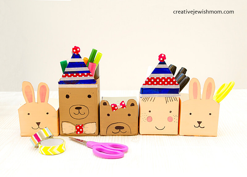 Adorable Deck Designer Milk Carton Animal Craft Idea Milk Carton Animal Crafts