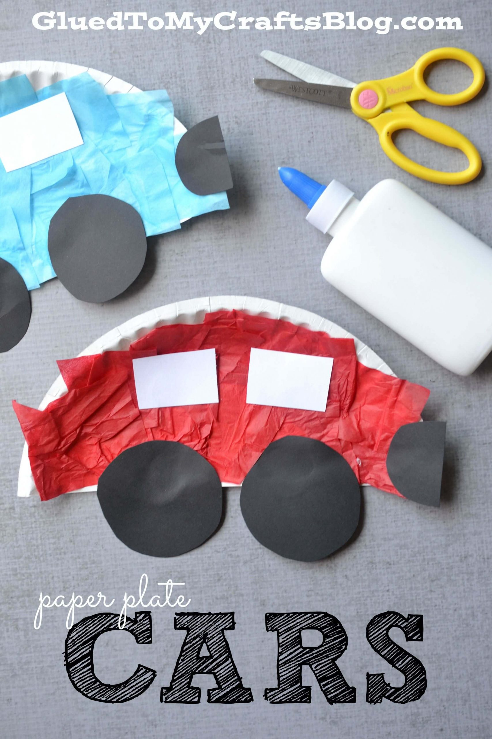 Amazing Paper Plate Cars Craft For Kids To MakeTransportation Art & Craft Projects for Toddlers