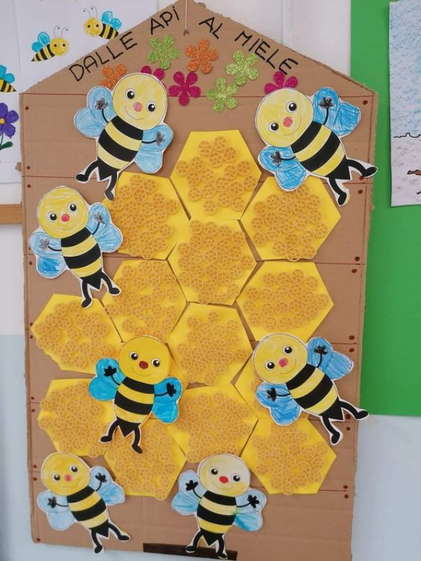 DIY Cardboard Beehive Craft Using Paper