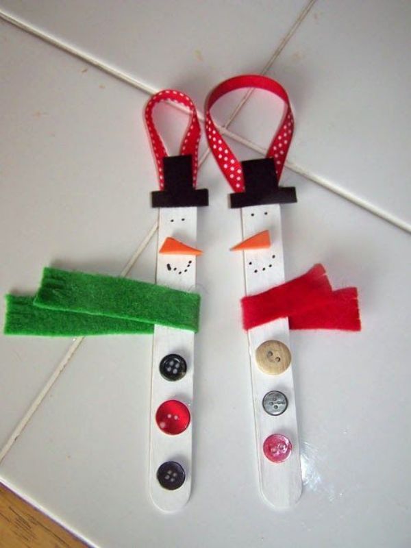 Simple Snowman Craft Activity For Christmas