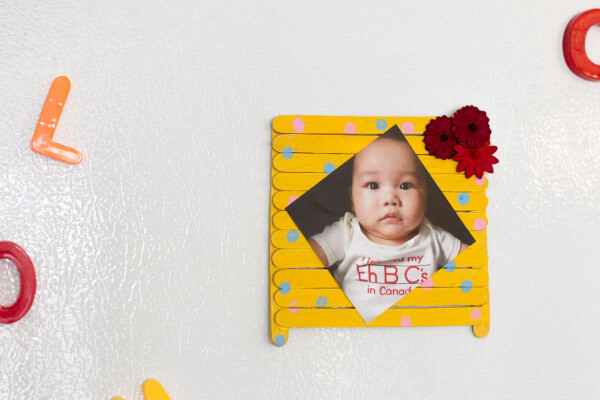 Magnetic Photo Frame Craft