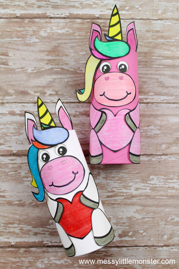 Unicorn Cardboard Craft For Preschoolers 