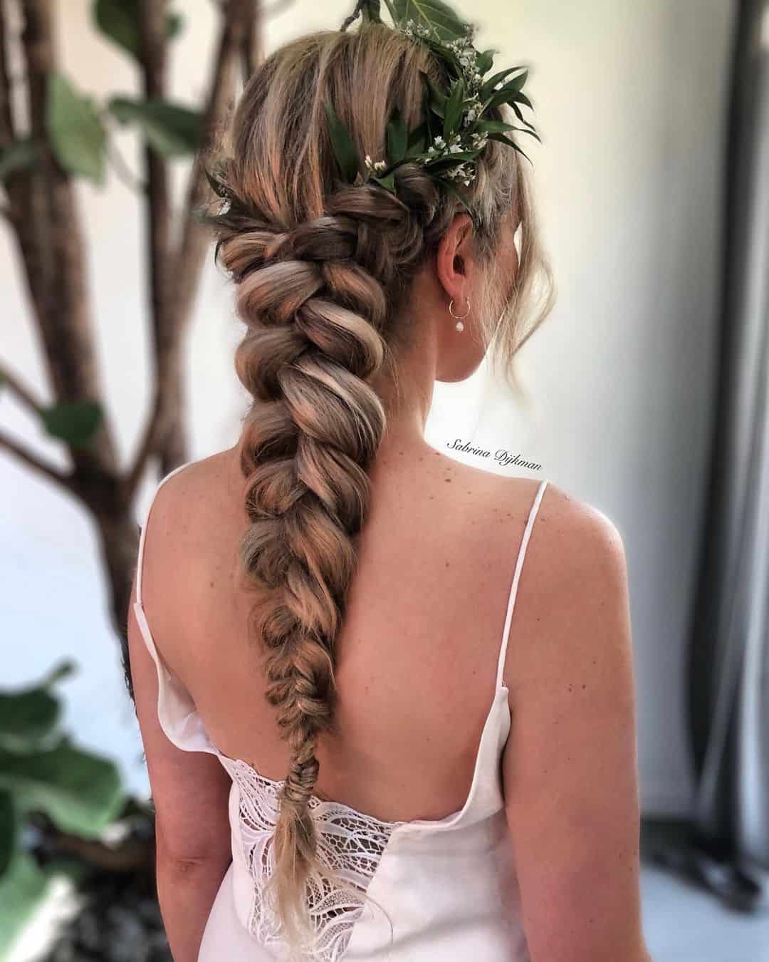Updo with Veil Placement