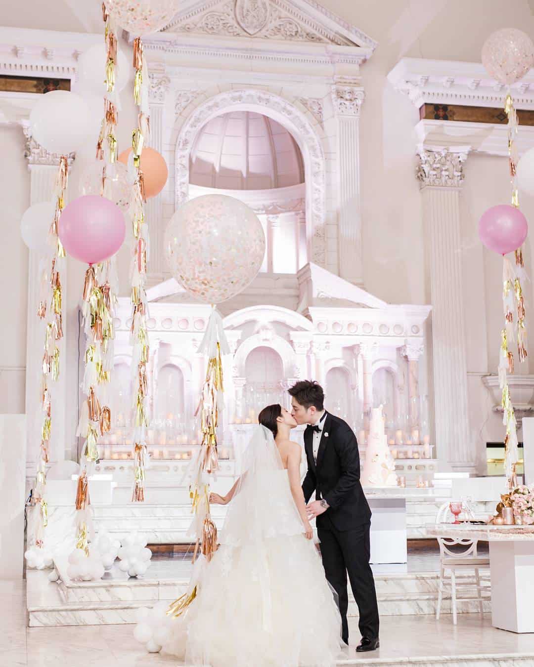 Wedding Balloons With Festive String