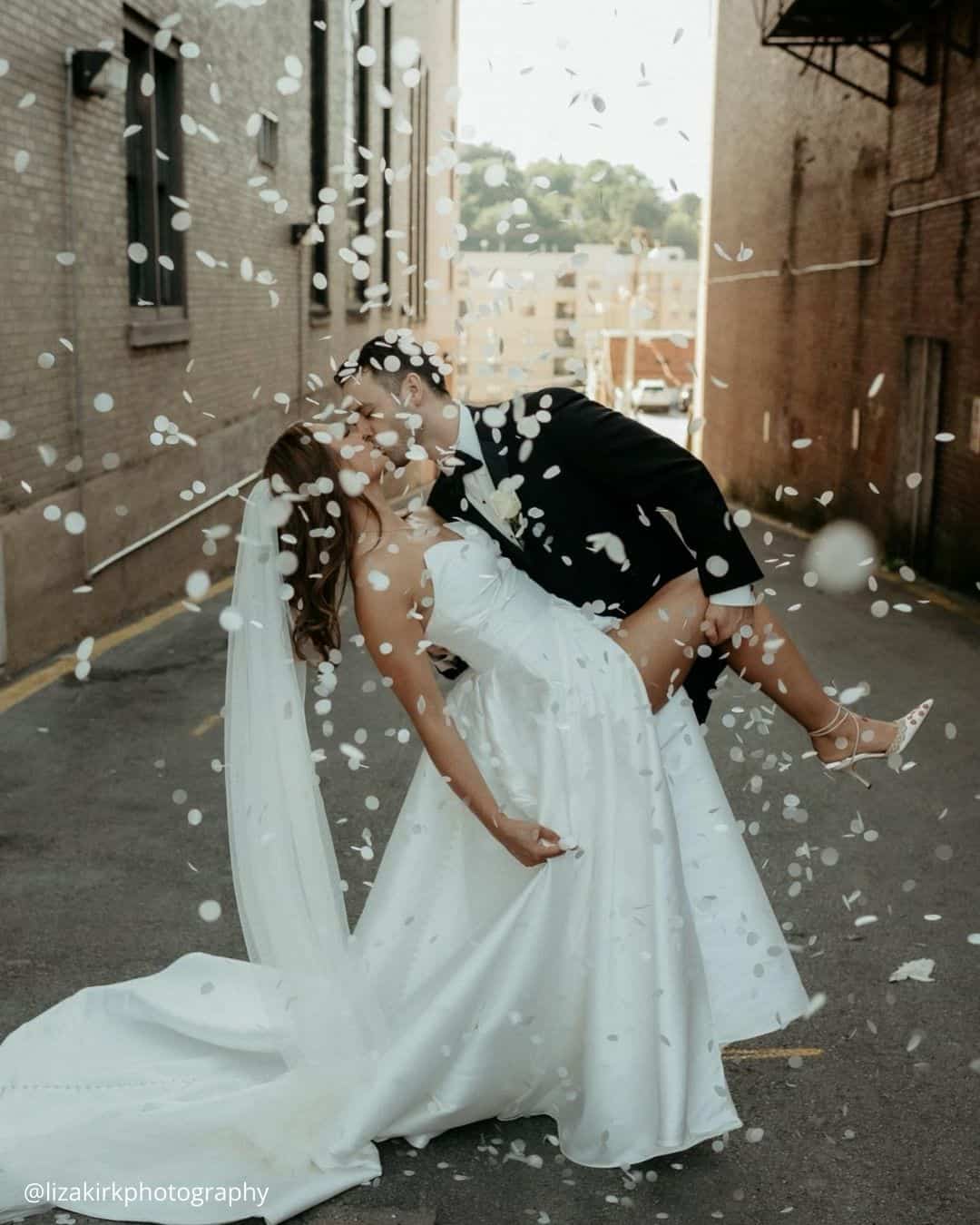 Tango-Style Wedding Kissing
