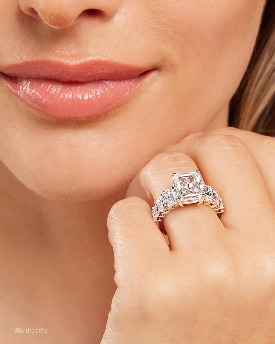 Two-Tone Engagement Rings