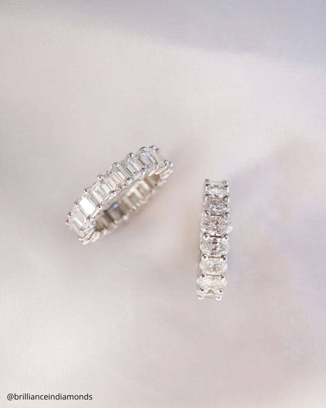 Two-Tone Engagement Rings