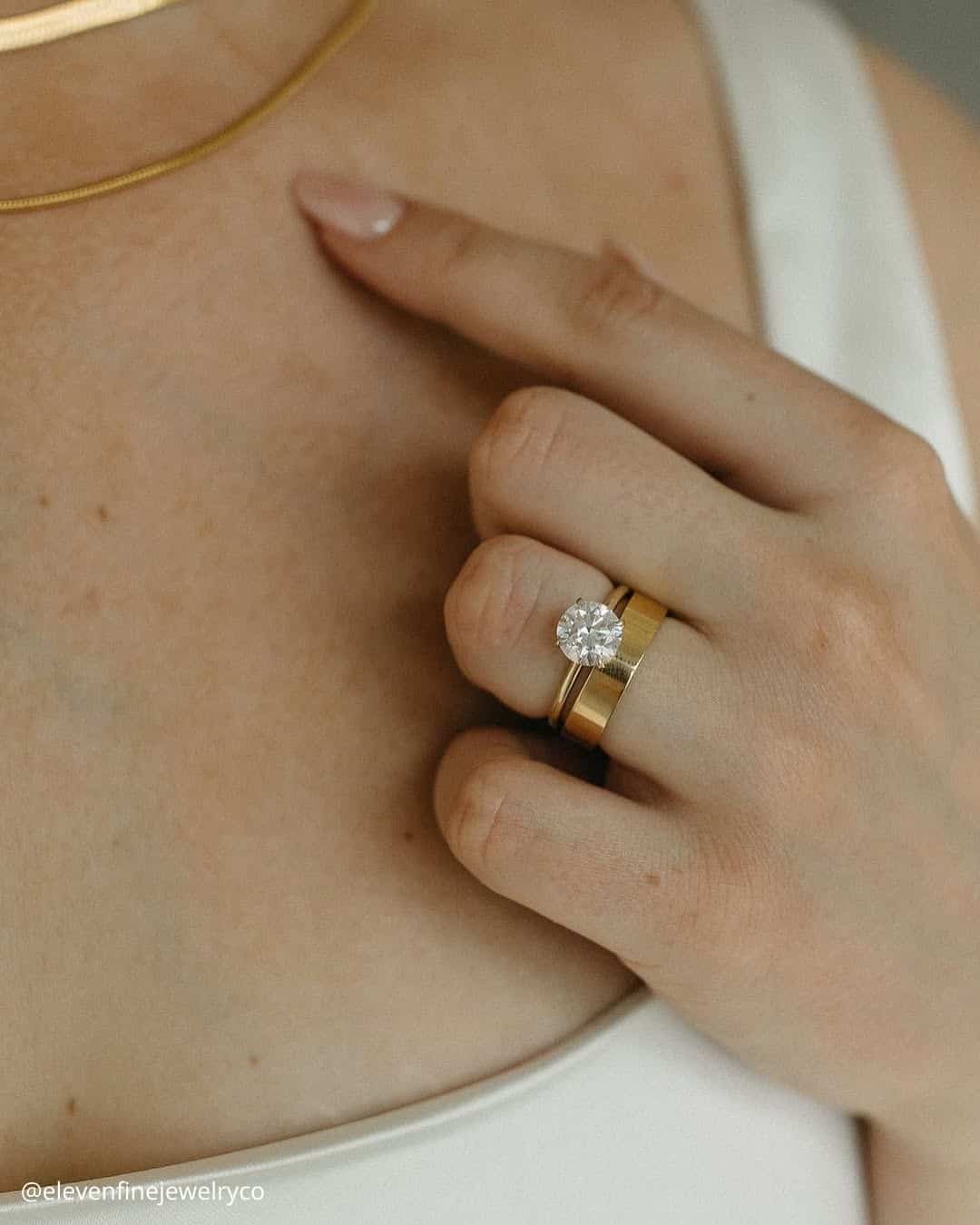 Romantic Rose Gold Engagement Rings