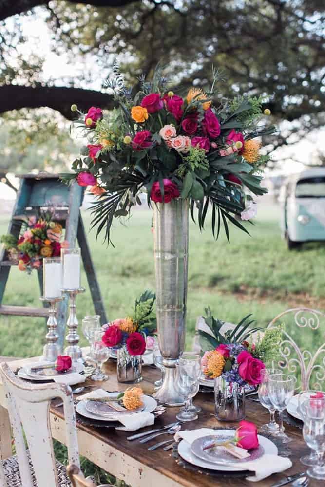 Bohemian Wedding Centerpieces