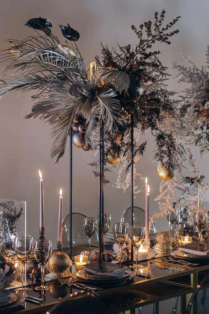 Nude wedding centerpiece ideas