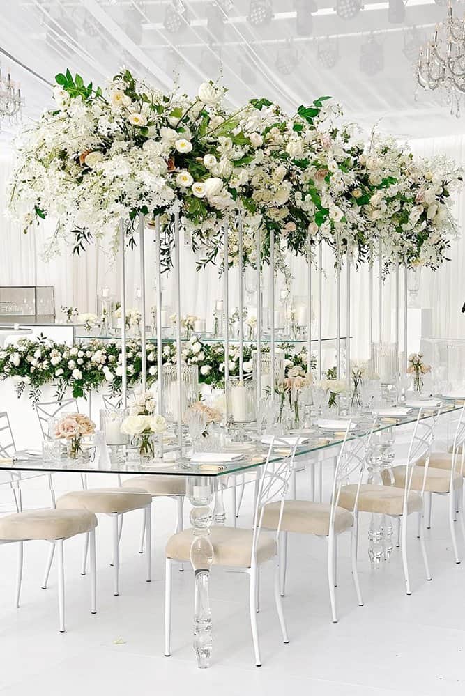 Soft Rosy Wedding Centerpiece Ideas