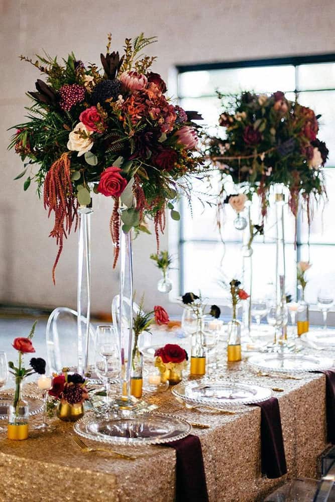 Bohemian Wedding Centerpieces