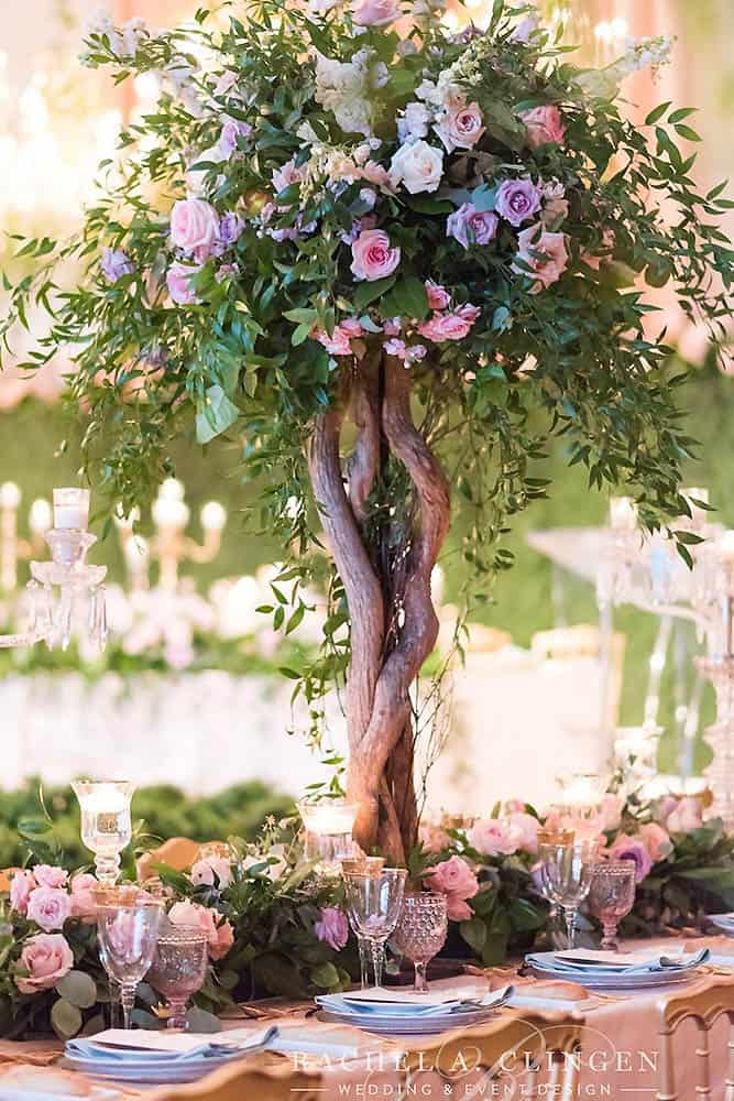 Charming Tree Wedding Centerpieces