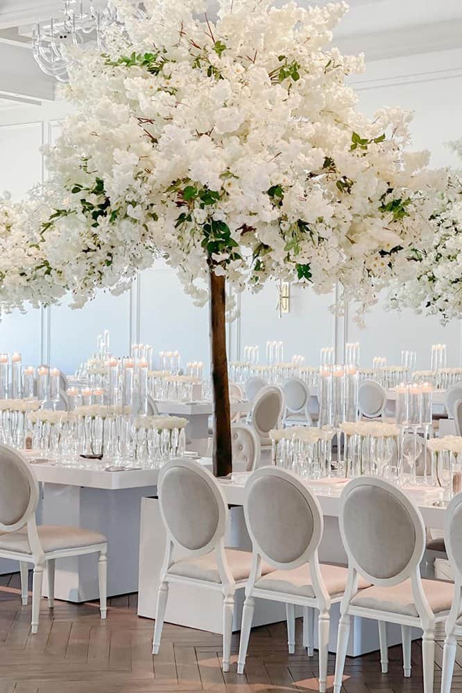 Tall Candelabra Ideas with Flowers