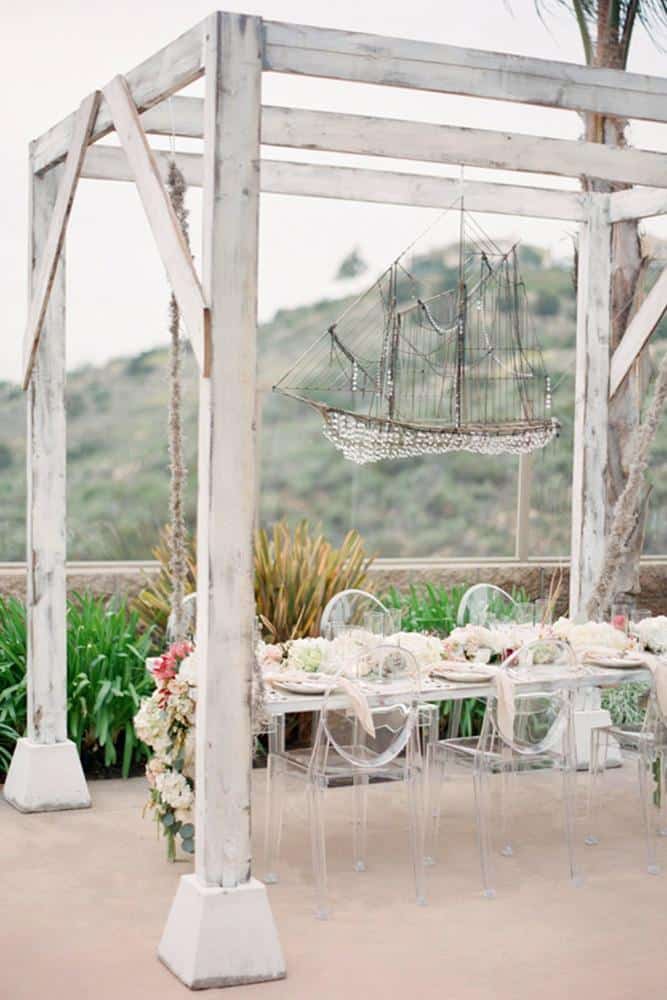 Nautical Themed Wedding Reception