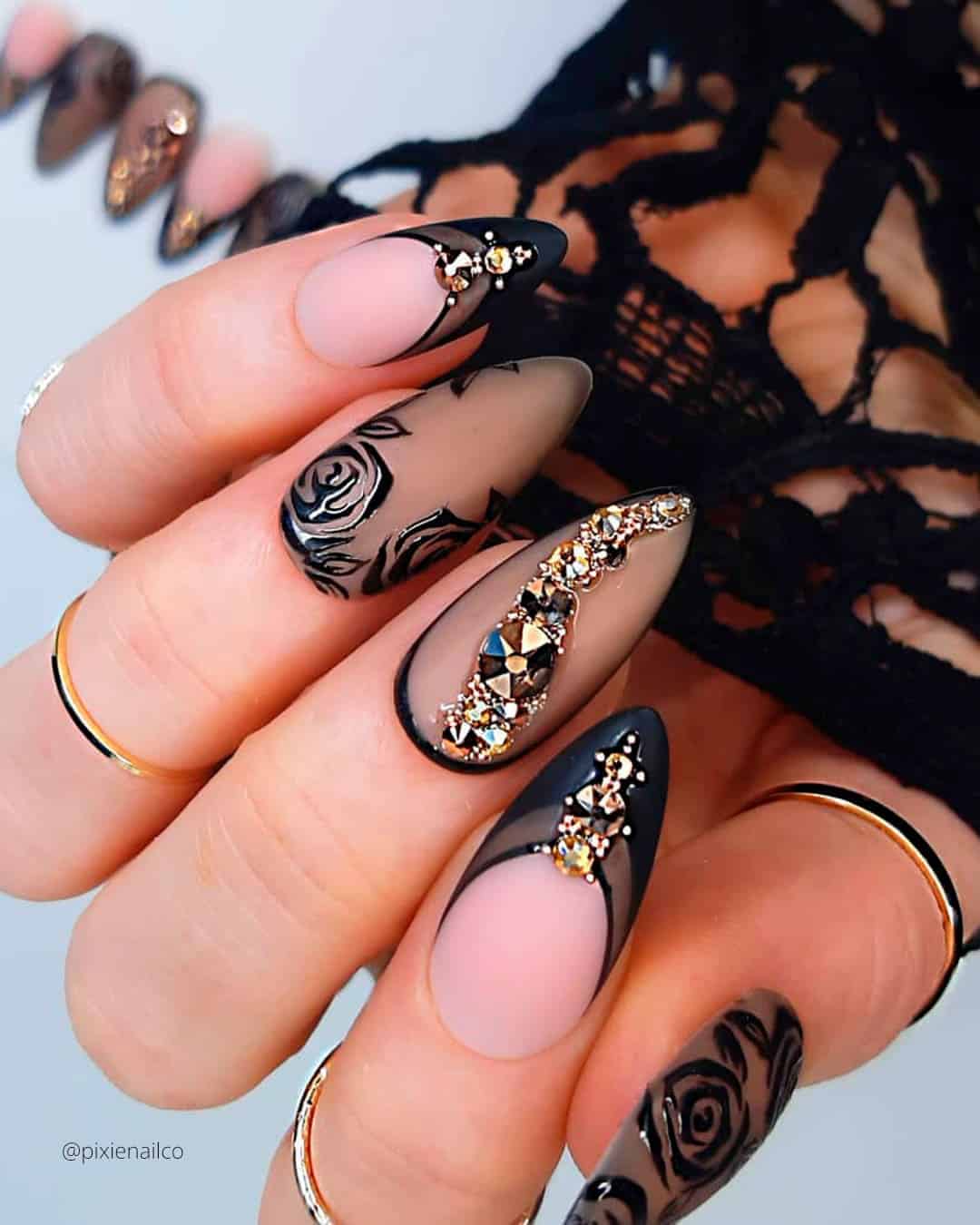Elegant With Rhinestones