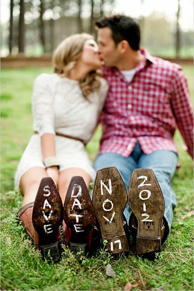 Engagement Announcements In Country Style