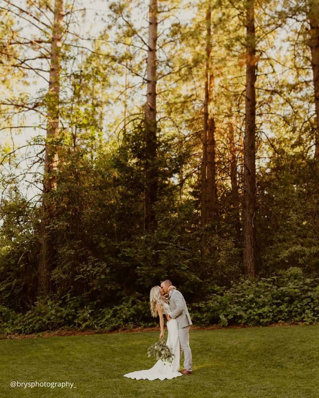 Wedding Day Photos In the Wood