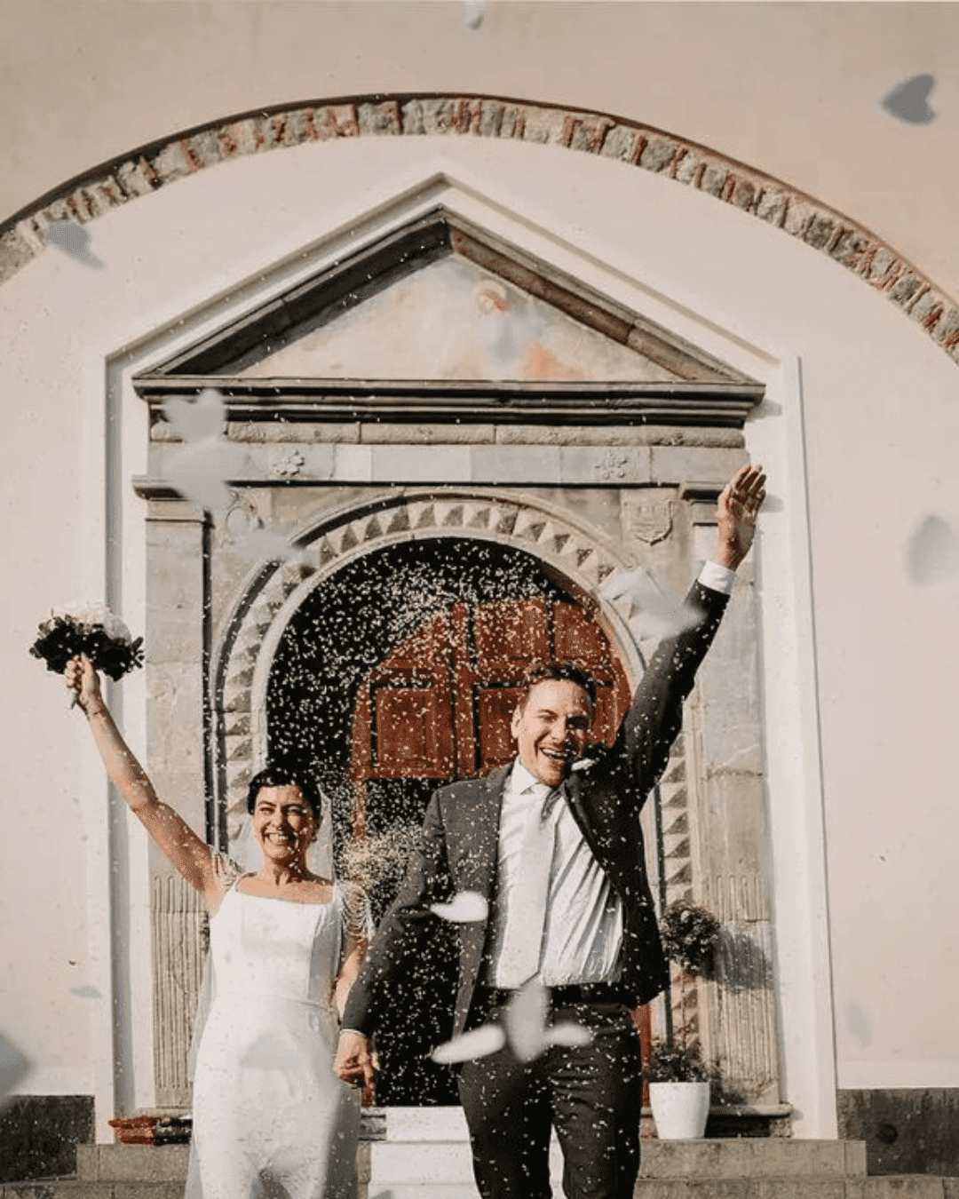 No Bridal Party Wedding Pictures