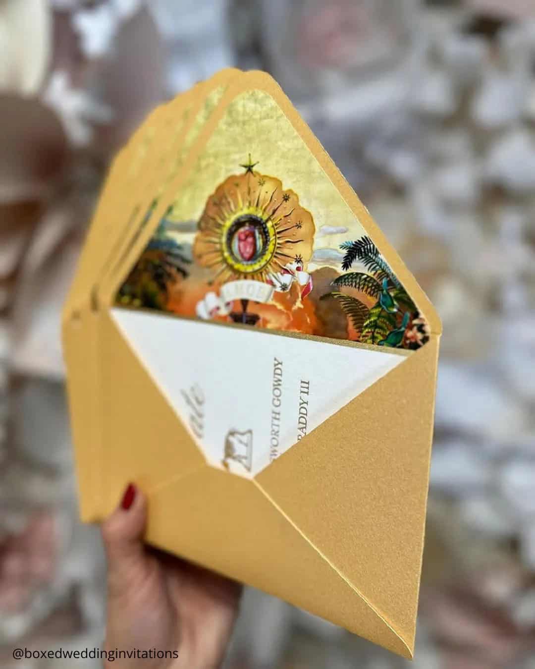 How To Make DIY Wedding Envelope