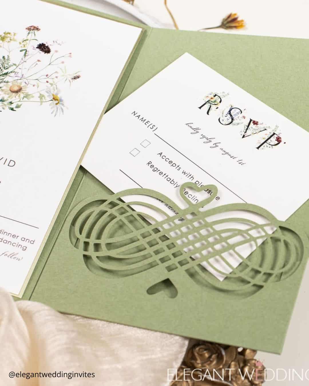 Unique DIY wedding invites
