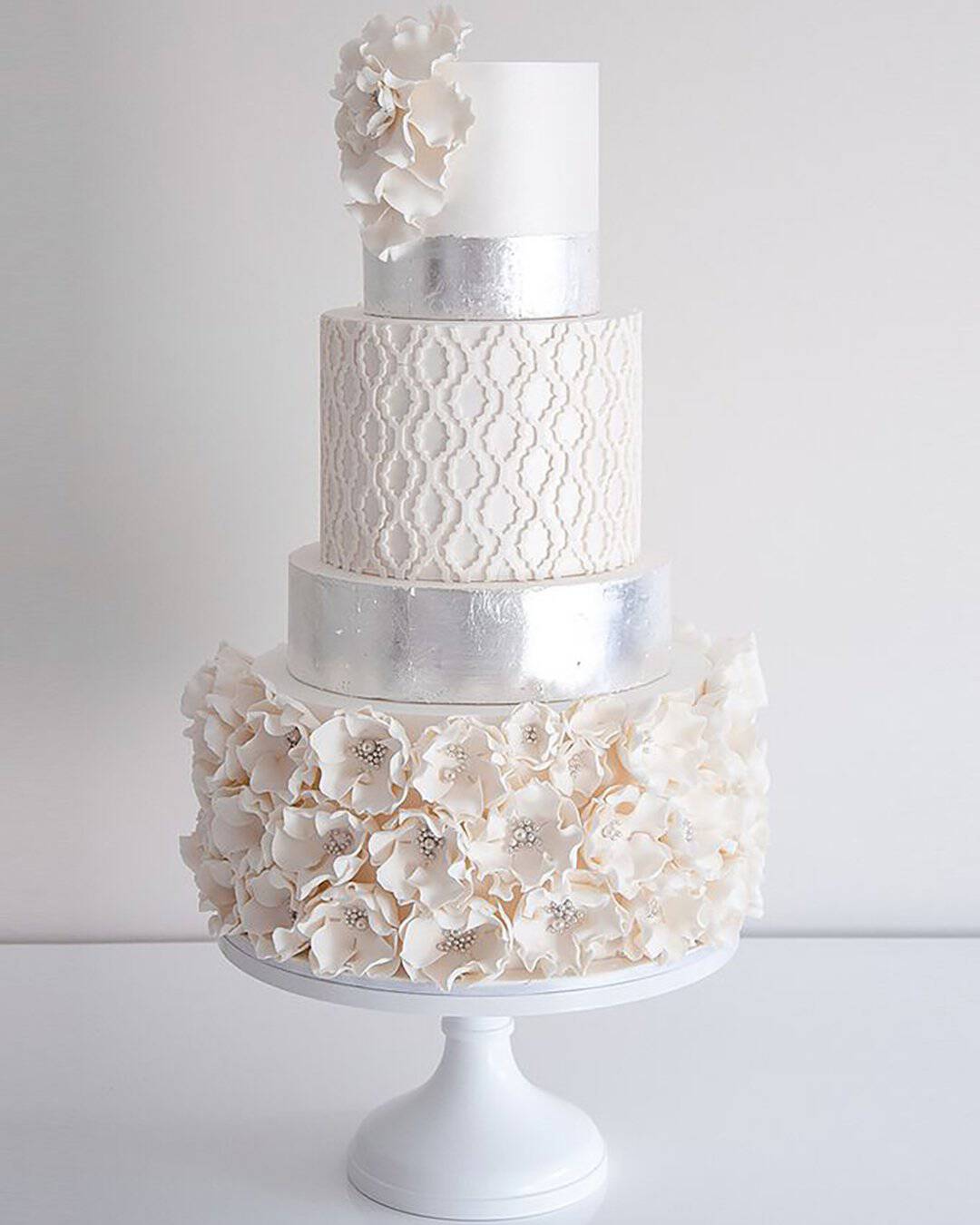 Simple Romantic Wedding Cakes