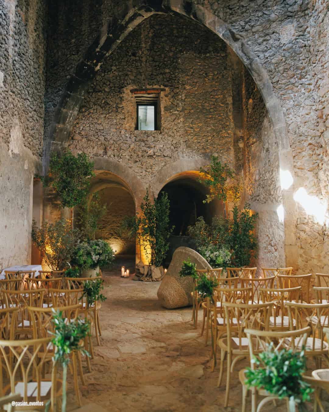 White And Green Wedding Church Decorations