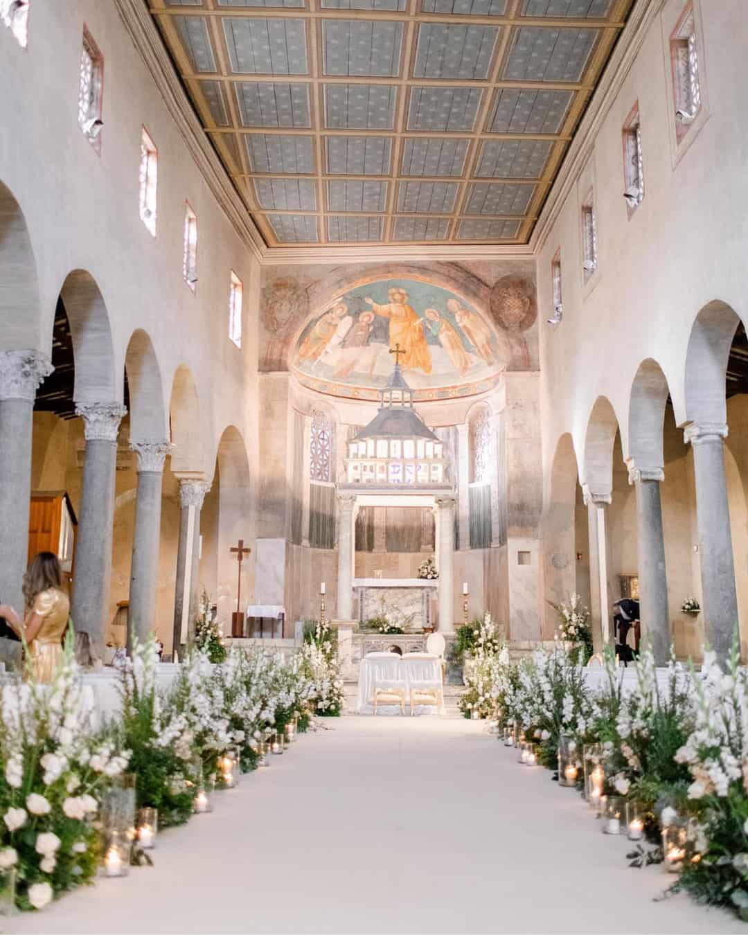 Entrance Church Wedding Decorations