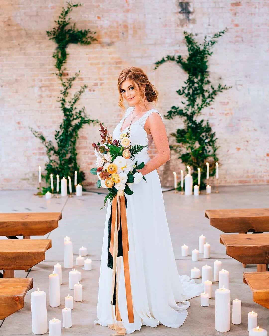 Rose Gold Winter Wedding Colors