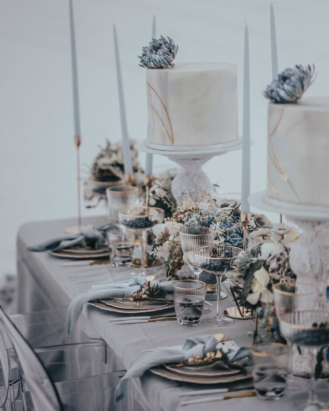 Dusty Blue Color Combination