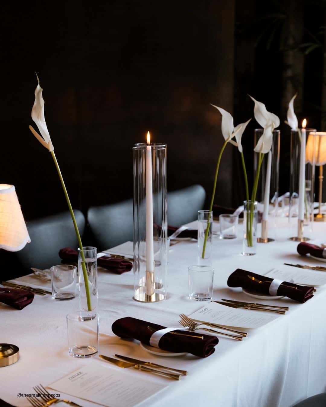 Table Setting Wedding Decorations