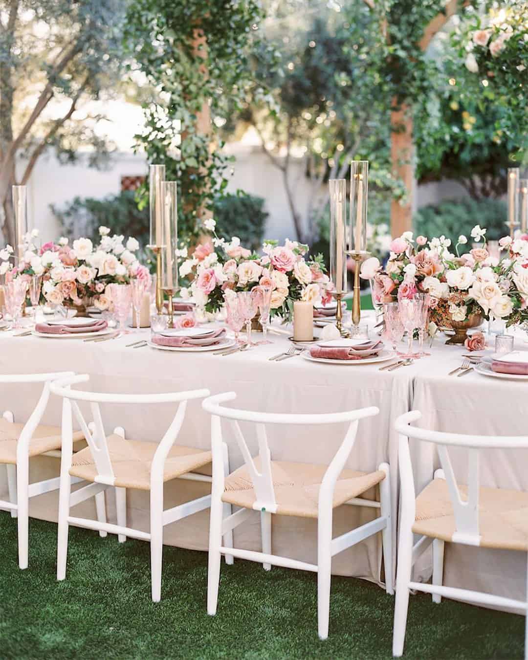 Summer Wedding Table Decorations