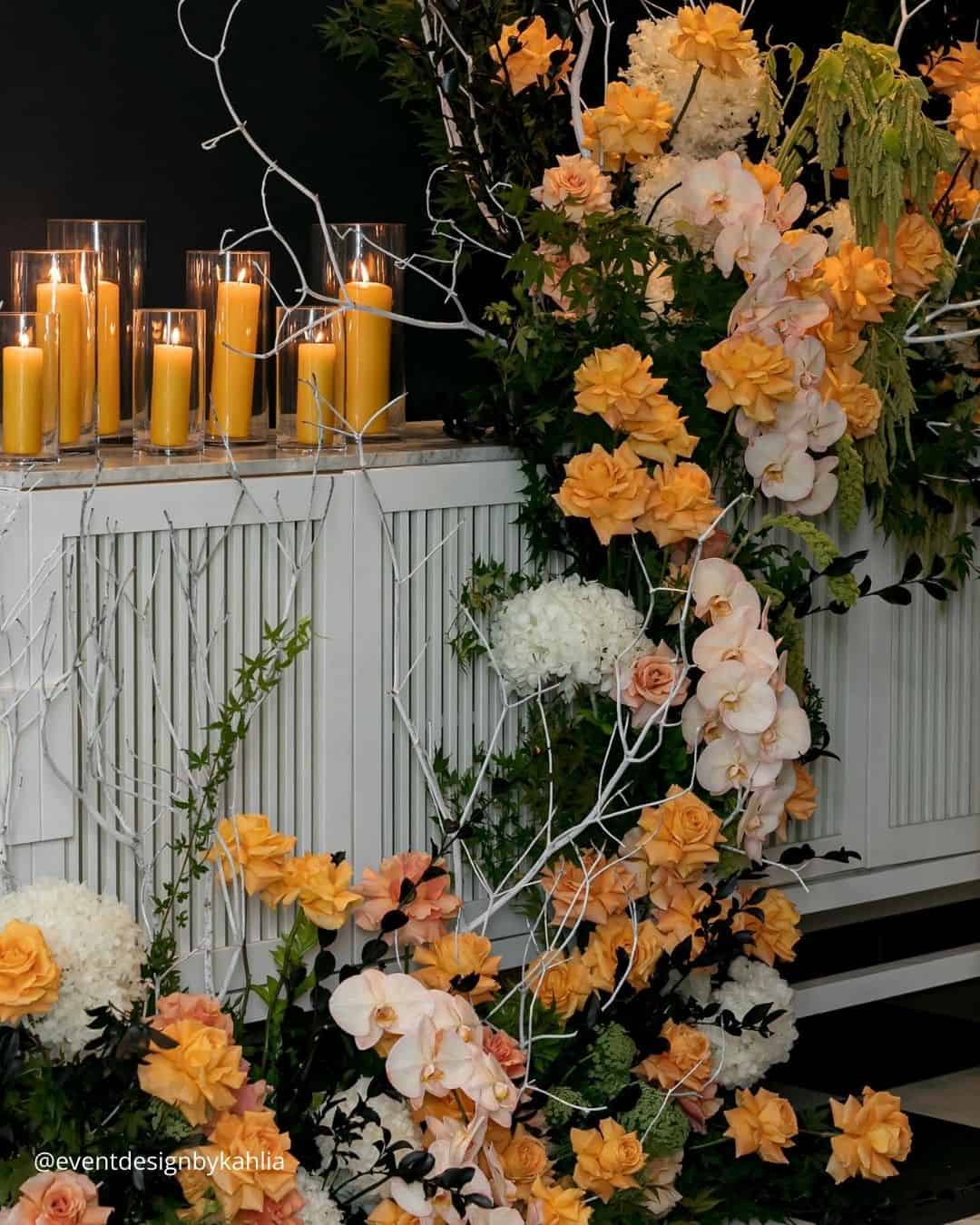 Winter Wedding Table Decorations