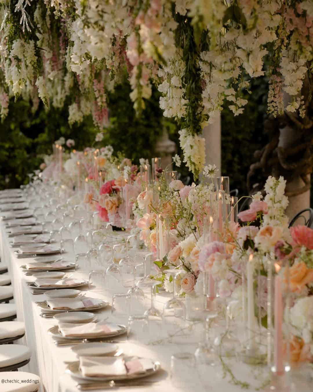 Spring Wedding Table Decorations