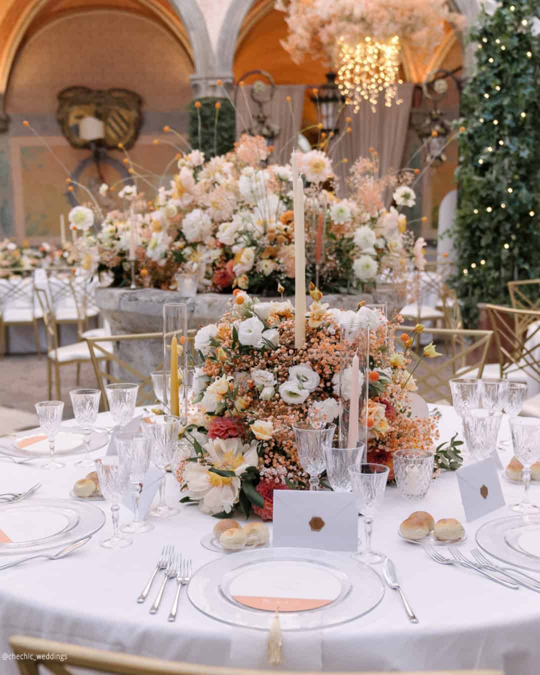 Spring Wedding Table Decorations