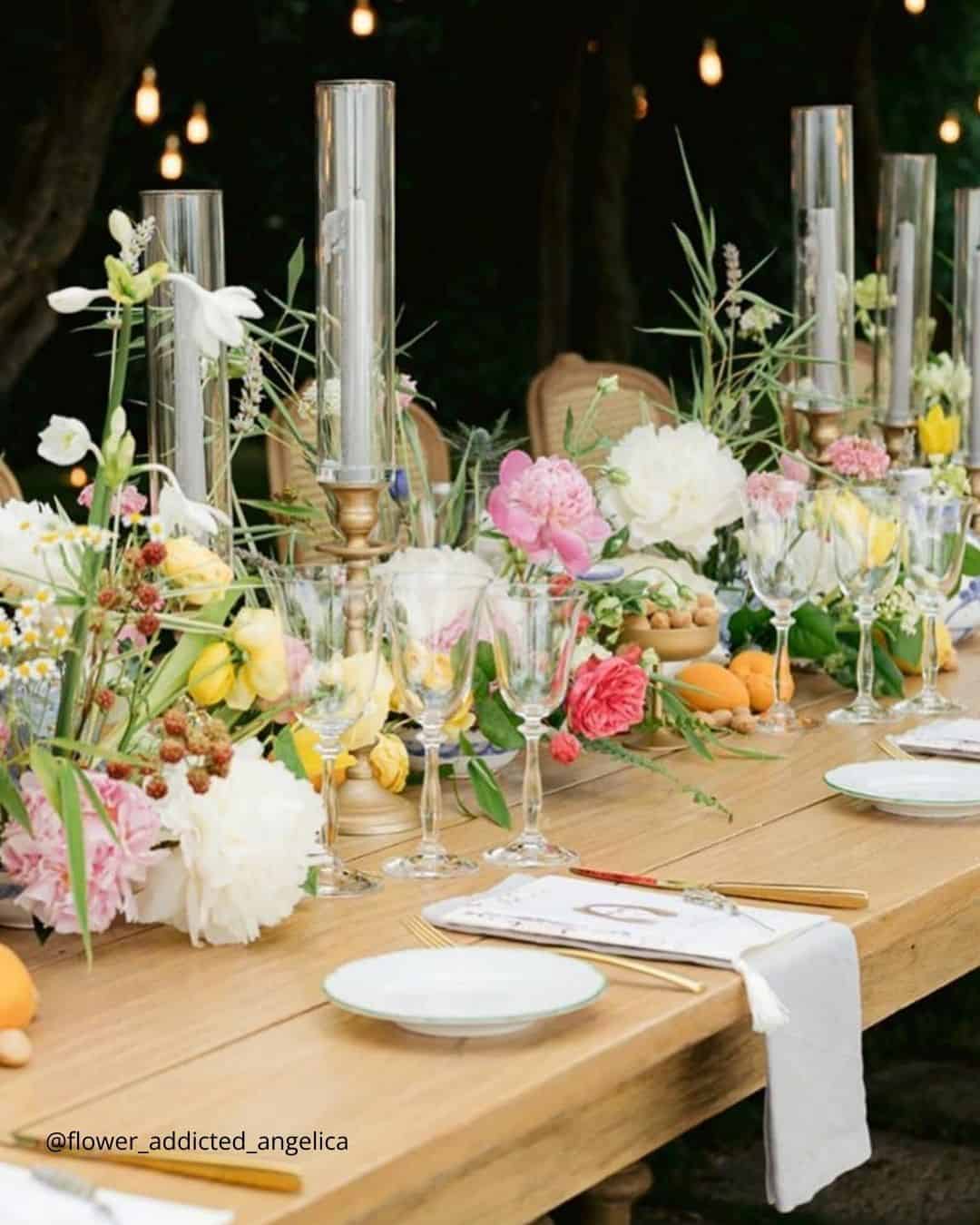 Spring Wedding Table Decorations