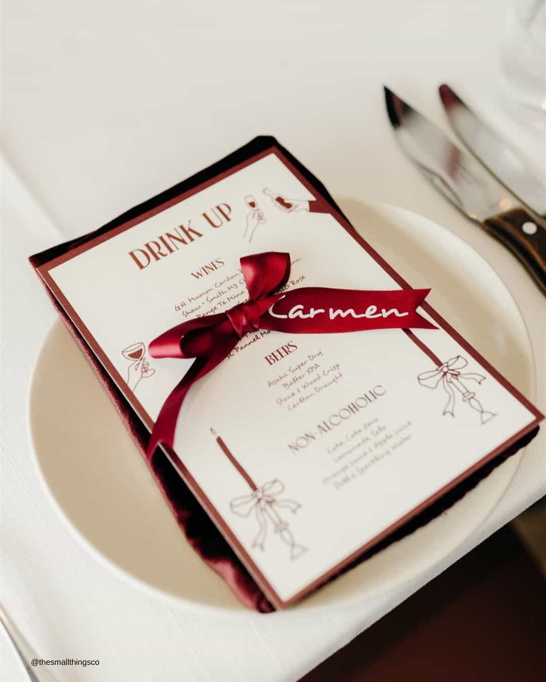 Wedding Stationery Table Decor Ideas