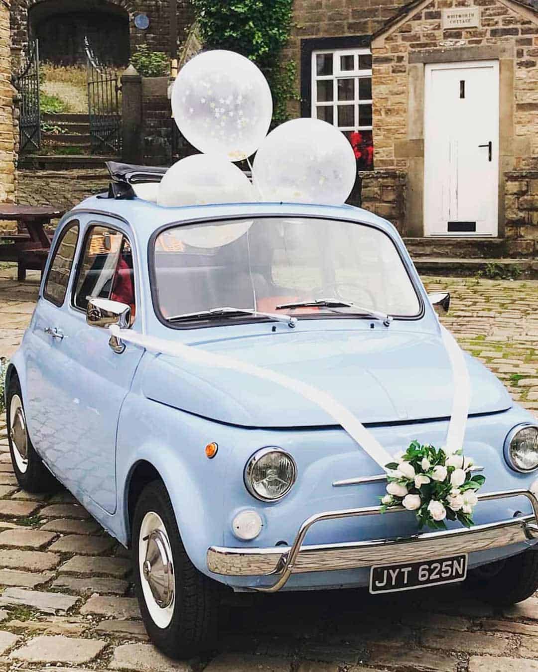 Wedding Decor for Car with Balloons